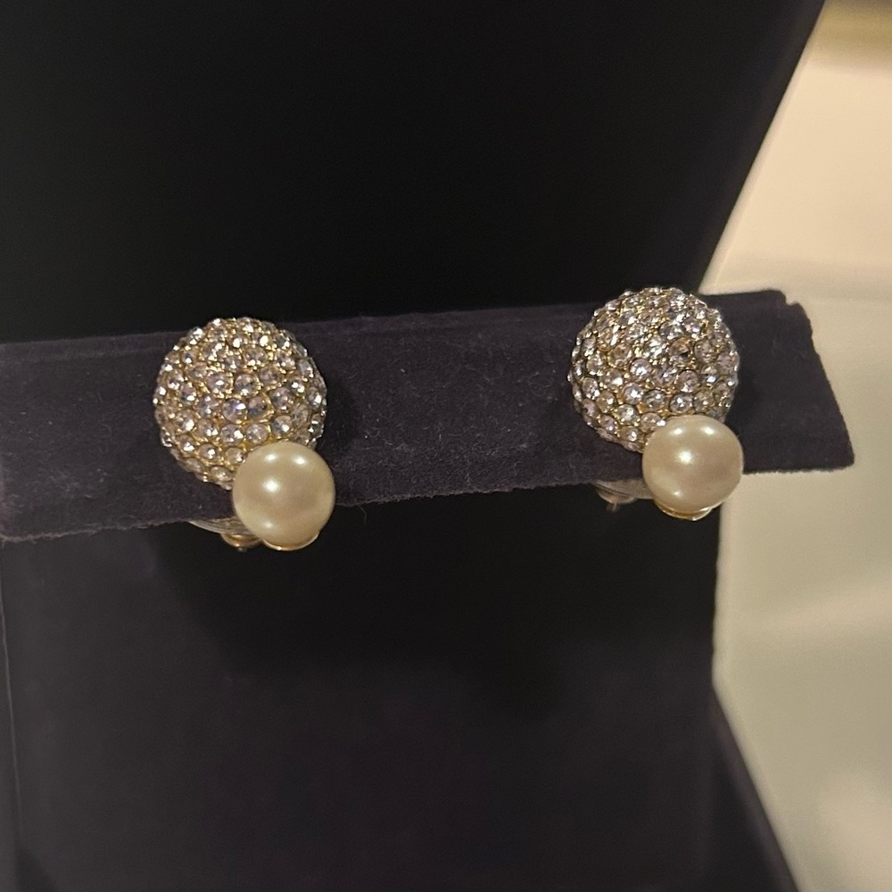 Kate Spade Gold and Pearl Stud Earrings - Picture 5 of 7